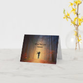 森のロマンス カード (黄色い花)