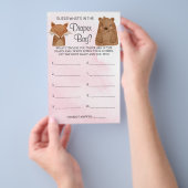 森のワンダーランド おむつバッグの中身 シャワーゲーム カード (ハンドル)