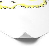 森のヴィンテージ・ホイimsical・ストーリーブック・ウェディング  ポスター (角)