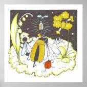 森のヴィンテージ・ホイimsical・ストーリーブック・ウェディング  ポスター (正面)