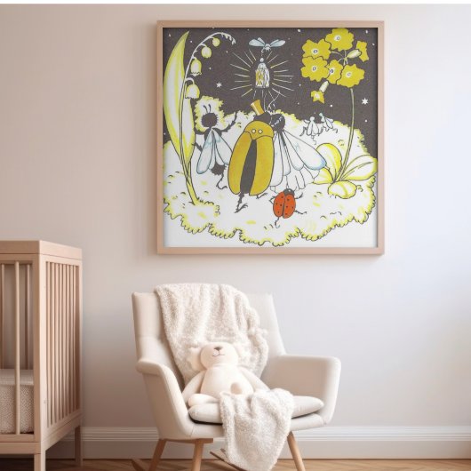 森のヴィンテージ・ホイimsical・ストーリーブック・ウェディング  ポスター