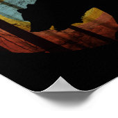 森のヴィンテージ ポスター (角)