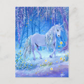 森の一角獣 ポストカード (正面)
