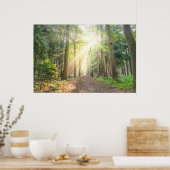 森の上からの光 ポスター (キッチン)