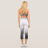 森の上に霧が凍ってい立つ カプリレギンス (裏面)