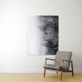 森の上に霧が凍ってい立つ タペストリー (インサイチュ)