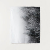 森の上に霧が凍ってい立つ タペストリー (正面)