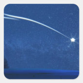 森の上の北の星 スクエアシール (正面)