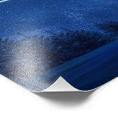 森の上の北の星 フォトプリント            (角)