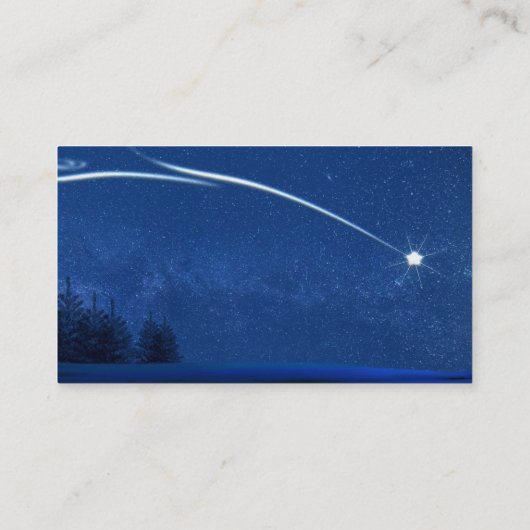 森の上の北の星 名刺 (裏面)