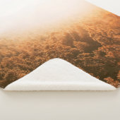 森の上の金色の太陽 シェルパブランケット (3/4)