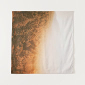 森の上の金色の太陽 タペストリー (正面(横))