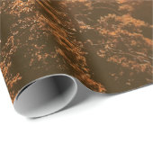 森の上の金色の太陽 ラッピングペーパー (ロールコーナー)