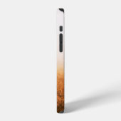 森の上の黄金の太陽 iPhoneケース (左側面)