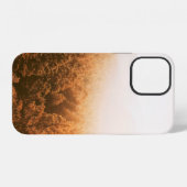 森の上の黄金の太陽 iPhoneケース (裏面横)