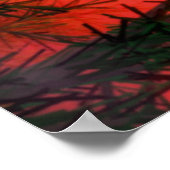 森の上のUFO ポスター (角)