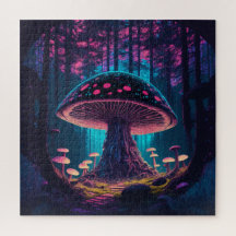 森の不気味な魔法の巨大なトースツール