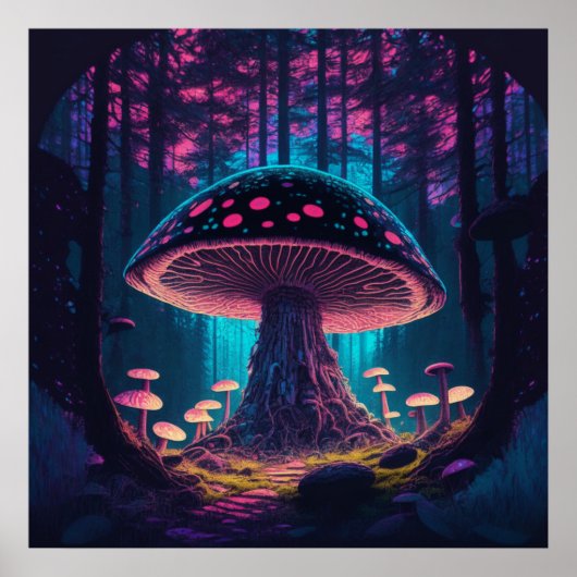 森の不気味な魔法の巨大なトースツール ポスター (正面)