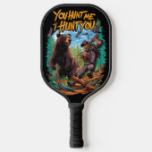 森の中での出会いクマ狩り おもしろい ピックルボールラケット (正面)