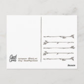 森の中でキャンプ。ポストカード ポストカード (裏面)