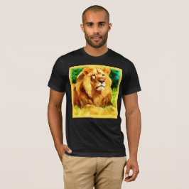 森の中でライオンの王。買今 Tシャツ