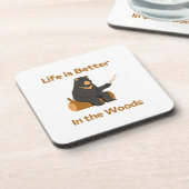 森の中で人生は良い コースター (左側)