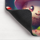 森の中で可愛いトートゥールさん、幸運を祈る マウスパッド (コーナー)