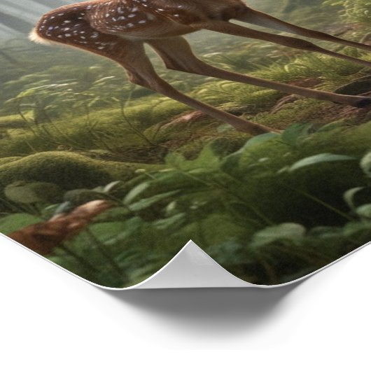 森の中で嘆く ポスター (角)