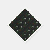 森の中で大きな足を隠して探す スタンダードカクテルナプキン (角)