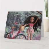 森の中で妹と会う カード (正面)