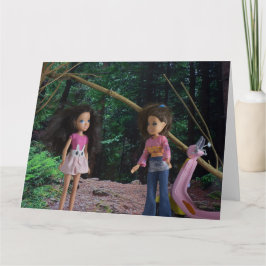 森の中で妹と出会う カード