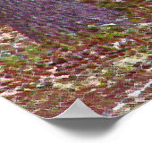 森の中で小さな赤が流れた ポスター (角)