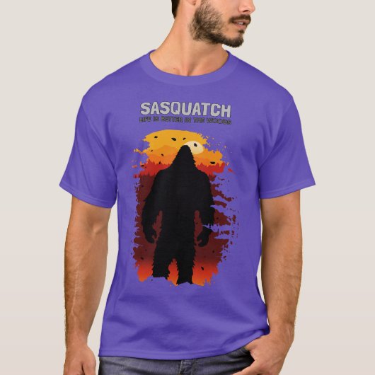 森の中で暮らすのが一番 Tシャツ (正面)