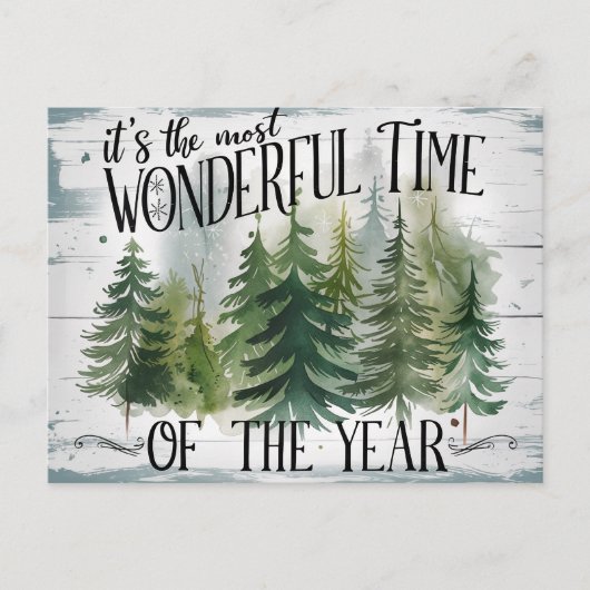 森の中で最も素晴らしい時期だ シーズンポストカード (正面)