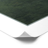 森の中で格闘するハゲのワシ巨大なアートプリント ポスター (角)