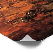 森の中で白い女の子，ビンセント・ヴァン・ゴッホ ポスター (角)