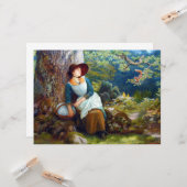 森の中で眠る(アーサー・ヒューズ) カード (正面/裏面インサイチュ)