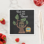 森の中で私を見つける スタンダードランチョンナプキン (インサイチュ)