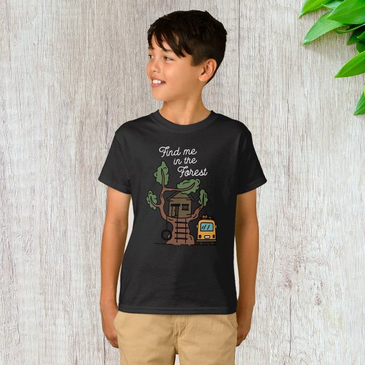 森の中で私を見つける Tシャツ