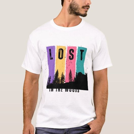 森の中で迷子クラシック Tシャツ (正面)