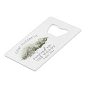 森の中で週末キャンプ独身最後の夜 クレジットカード栓抜き (正面アングル)