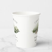 森の中で週末キャンプ独身最後の夜 紙コップ (右)