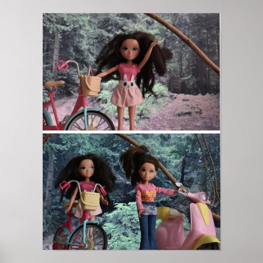 森の中で集まる姉妹。 ポスター (正面)