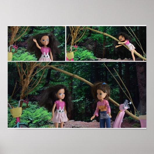 森の中で集まる姉妹。 ポスター (正面)