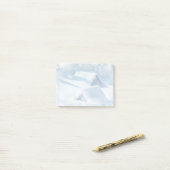 森の中で雪が屋根を乗り越えた ポストイット (デスク上)