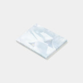 森の中で雪が屋根を乗り越えた ポストイット (アングル)