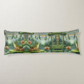 森の中で魔法をかけるウィリアム・モリス・カエル ボディピロー (裏面)