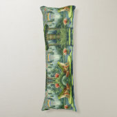 森の中で魔法をかけるウィリアム・モリス・カエル ボディピロー (正面縦)