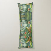 森の中で魔法をかけるウィリアム・モリス・カエル ボディピロー (裏面 (縦))