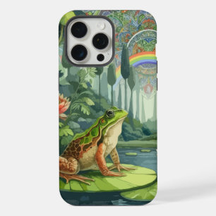 森の中で魔法をかけるウィリアム・モリス・カエル iPhone 15 PRO MAXケース